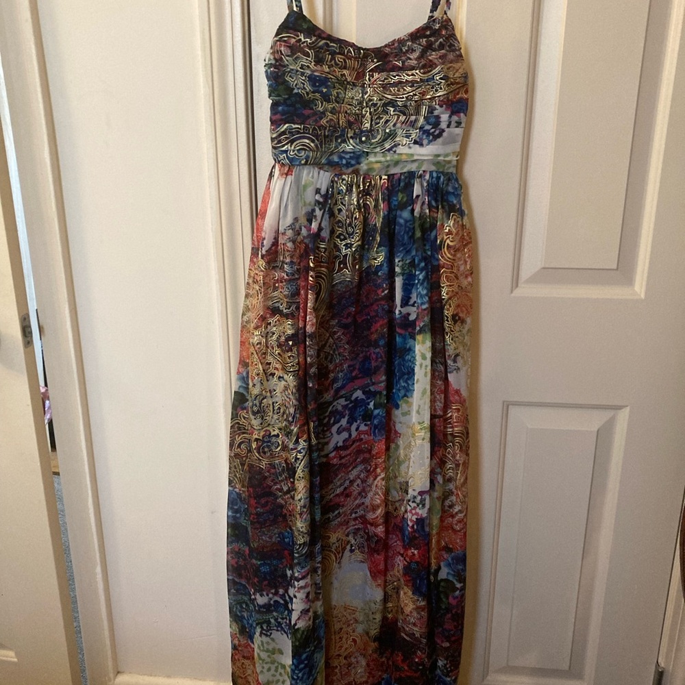 Anthropologie maxi dress